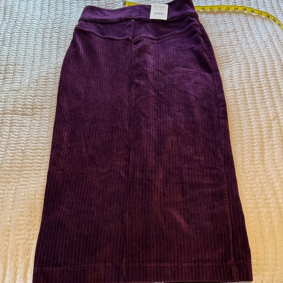 Free People Deep Purple Pencil Skirt - Picture 4 of 5